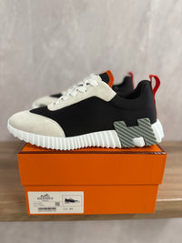 Hermes Bouncing Sneakers Wit Blauw