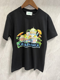 T-Shirt Casablanca Tempel Zwart