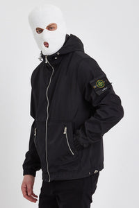 STONE ISLAND REGENJAS ZWART