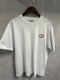T-Shirt Christian Dior Hart Wit