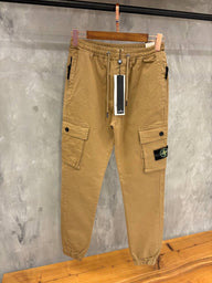 CARGO PANT STONE ISLAND RITS BRUIN