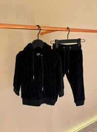 KIDS Trainingspak DIOR Oblique Zwart