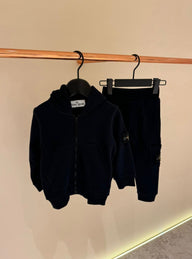 KIDS Trainingspak Stone Island Vest Donkerblauw