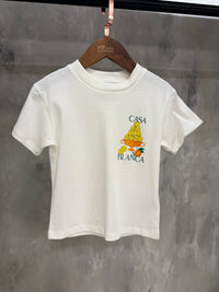 KIDS T-SHIRT CASA BLANCA Wit Tennis