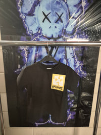 KIDS T-SHIRT OFF-WHITE ZWART X GL