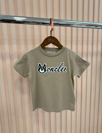 KIDS T-SHIRT MONCLER BORDUUR BEIGE