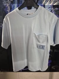 KIDS T-SHIRT DIOR-Zakje Lich Blauw