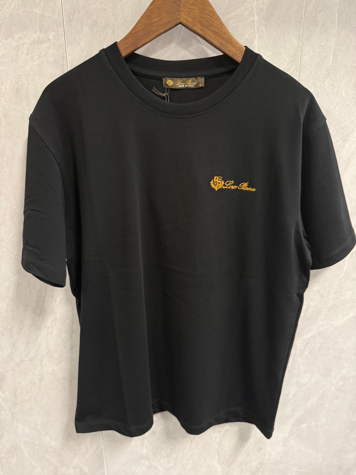 T-Shirt Loro Piana Zwart