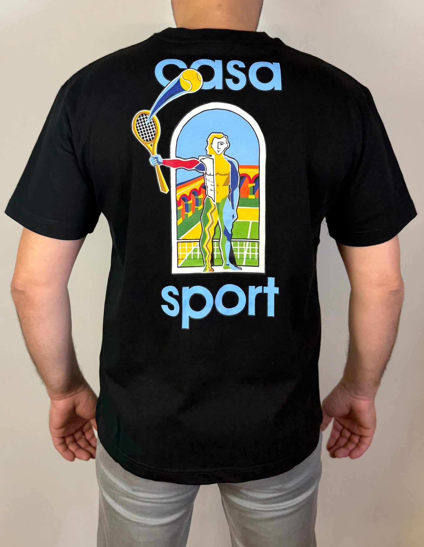T-Shirt Casablanca Sport Zwart