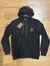 LORO PIANA VEST HOODIE ZWART