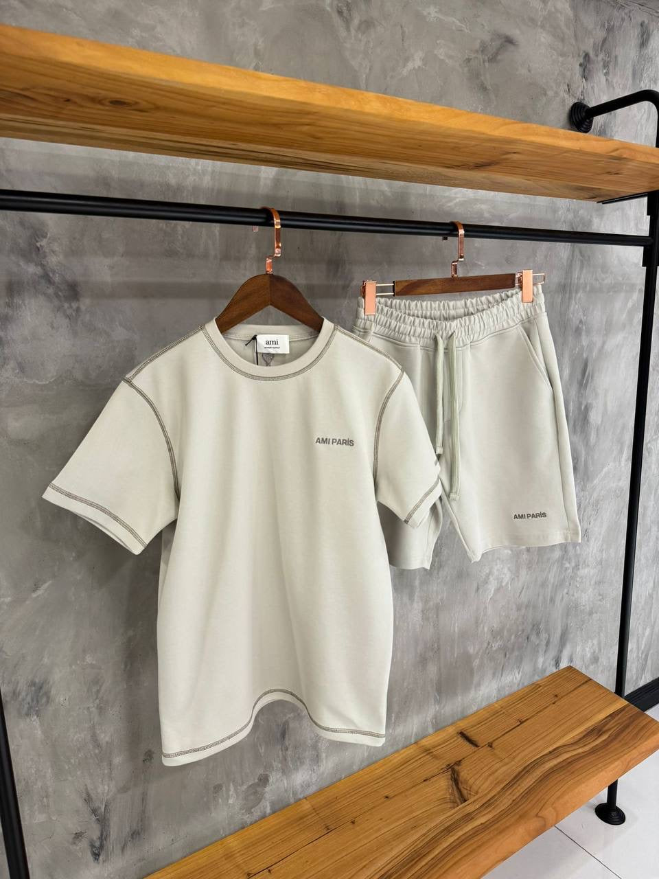 ZOMERSET AMI PARIS GRIJS (tekst)