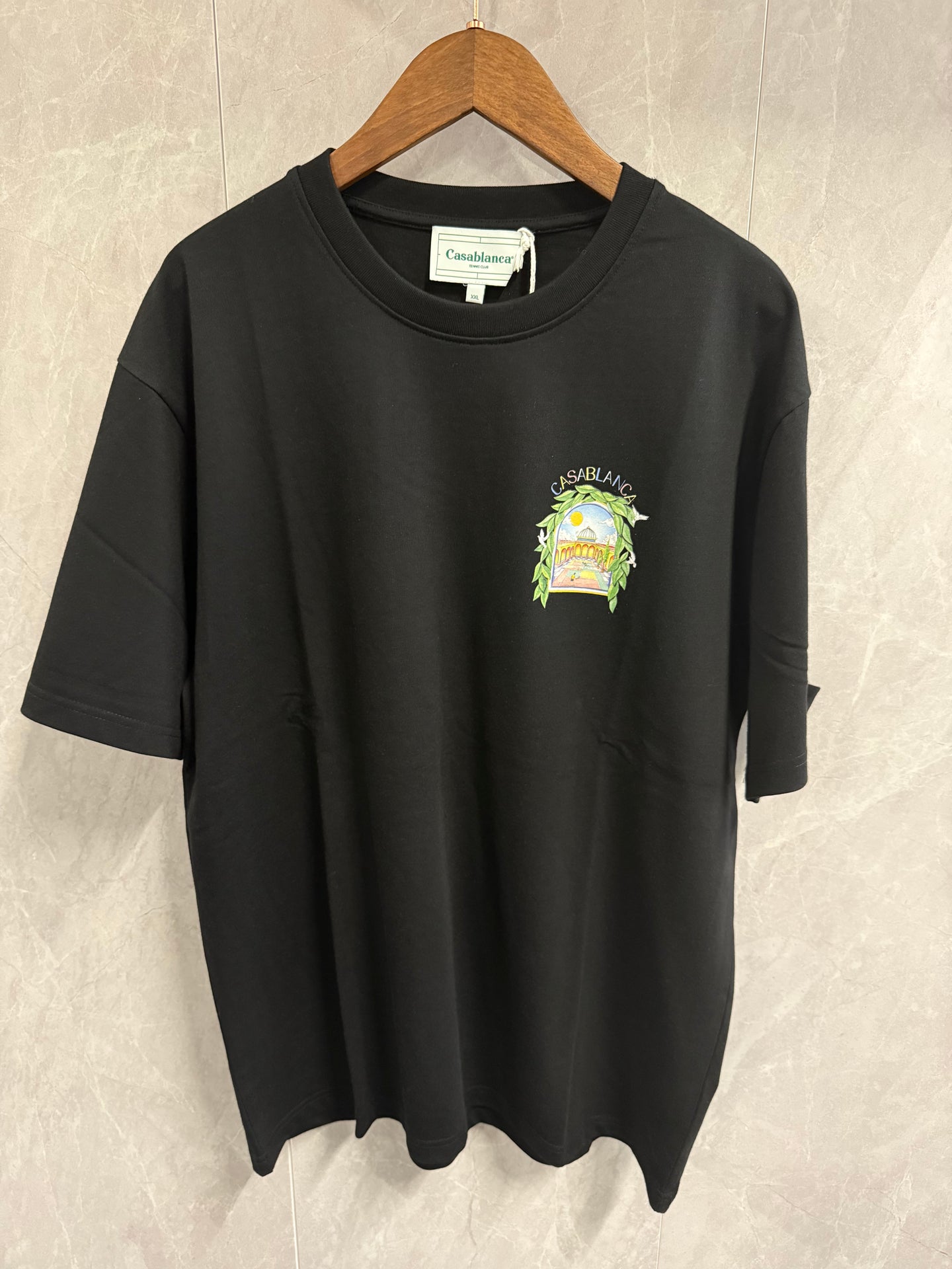 T-Shirt Casablanca Zwart (Paleis)