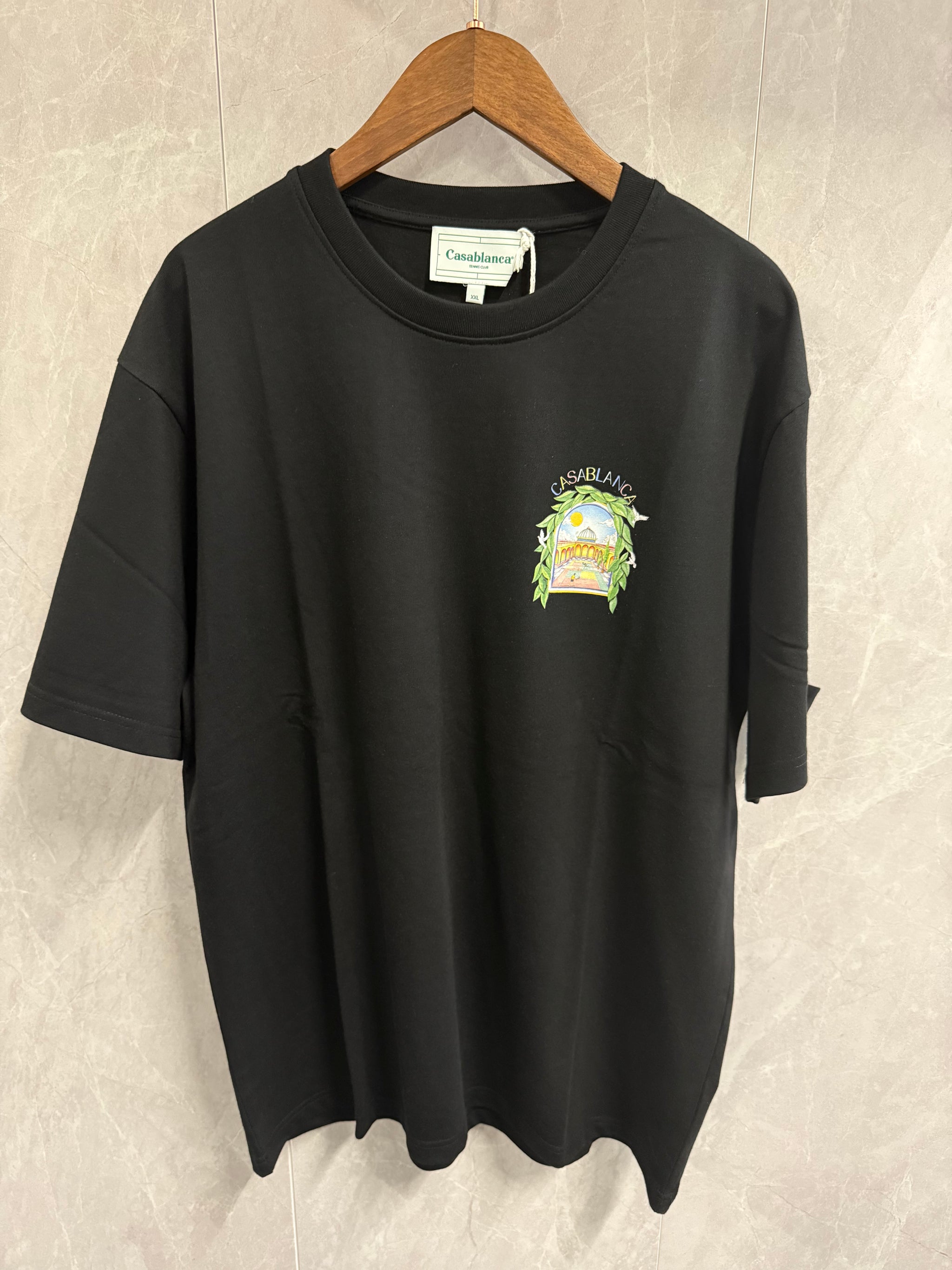 T-Shirt Casablanca Zwart (Paleis)