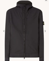 SOFTSHELL JACKET STONE ISLAND ZWART (CAP)