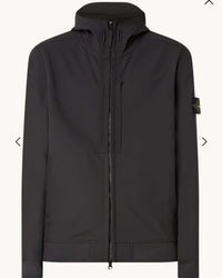 SOFTSHELL JACKET STONE ISLAND ZWART (CAP)