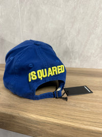 PET DSQUARED ICON BLAUW GEEL
