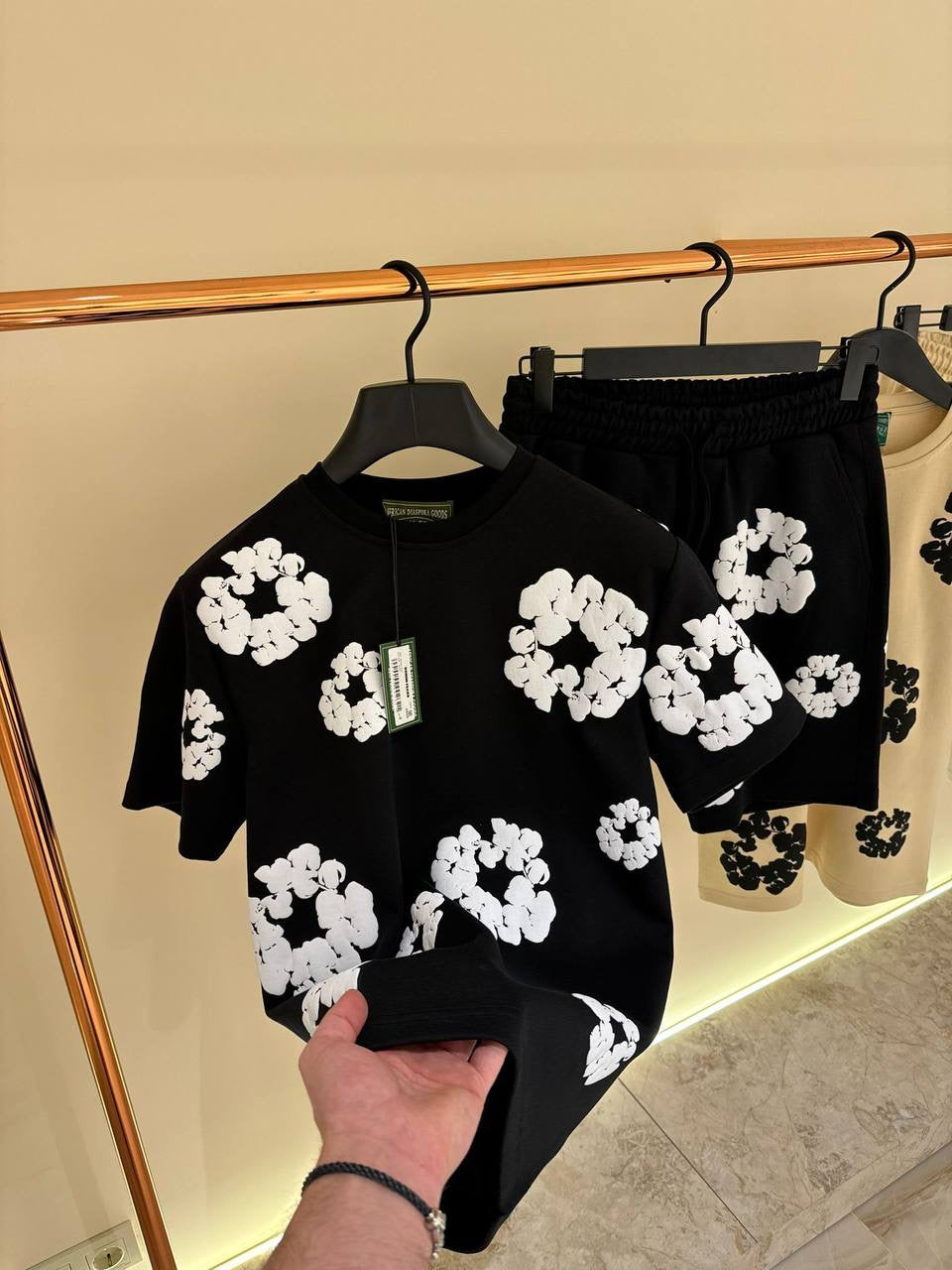 ZOMERSET DENIM TEARS ZWART
