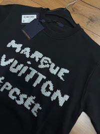 LV MARQUE SWEATER ZWART