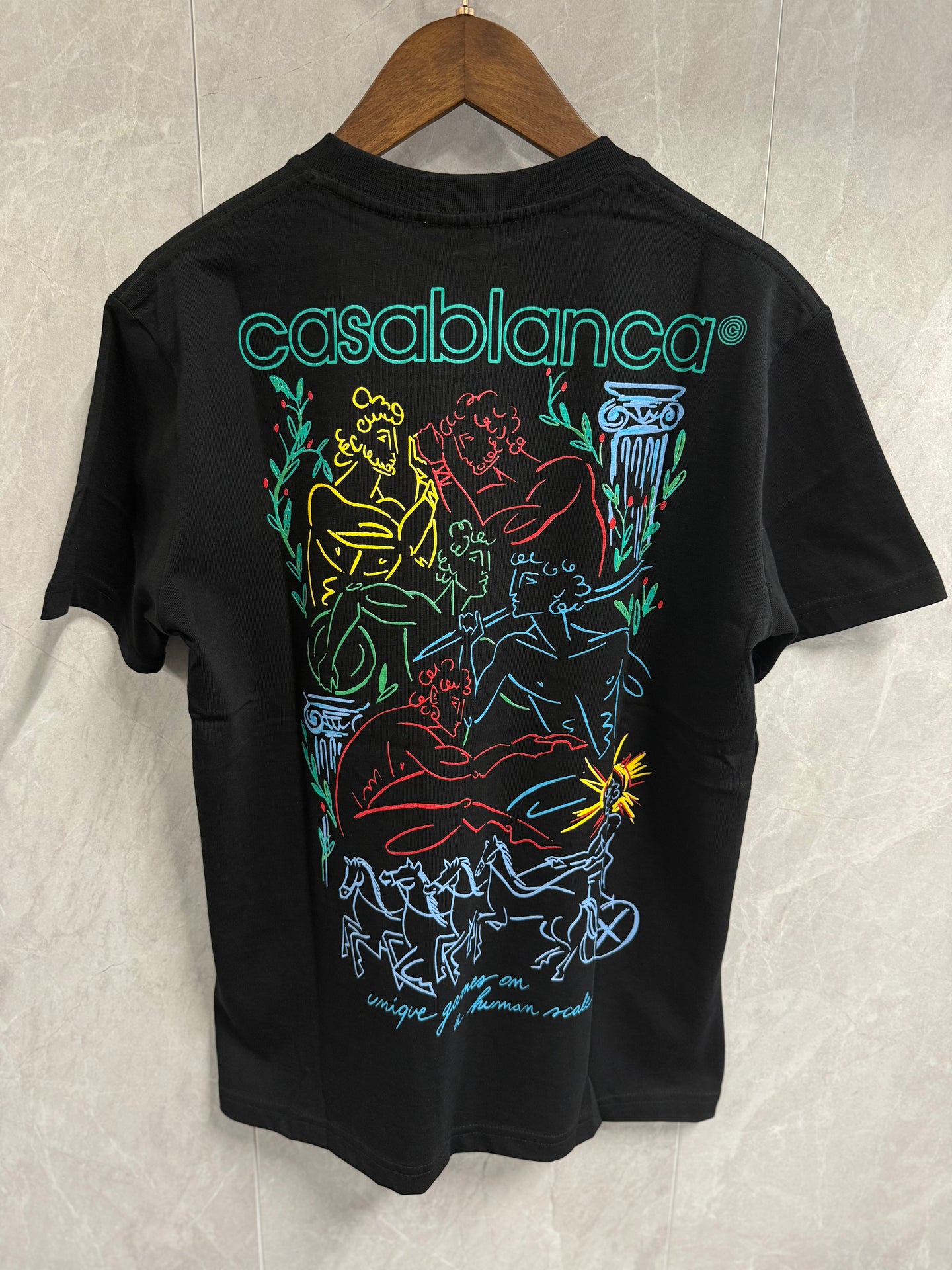 T-Shirt Casablanca Koets Zwart