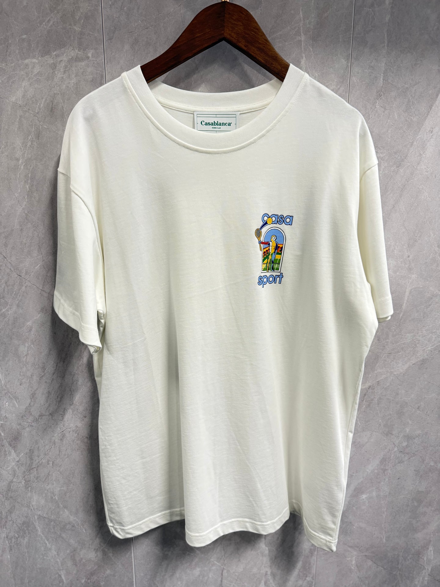 T-Shirt Casablanca Sport Wit
