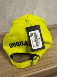 PET DSQUARED ICON GEEL ZWART