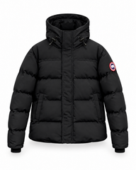 CG MAC MILLAN PARKA ZWART (RODE LOGO)