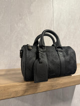 LV Keepall Tas Zwart Monogrammen