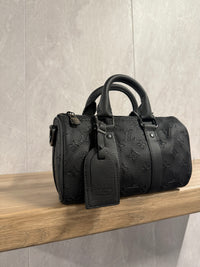 LV Keepall Tas Zwart Monogrammen