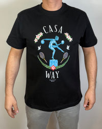 T-Shirt Casablanca Way Standbeeld Zwart