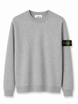 STONE ISLAND SWEATER GRIJS (met ghost logo)