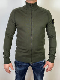 STONE ISLAND VEST GROEN MET RITS