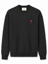 AMI ZWART (rood) SWEATER