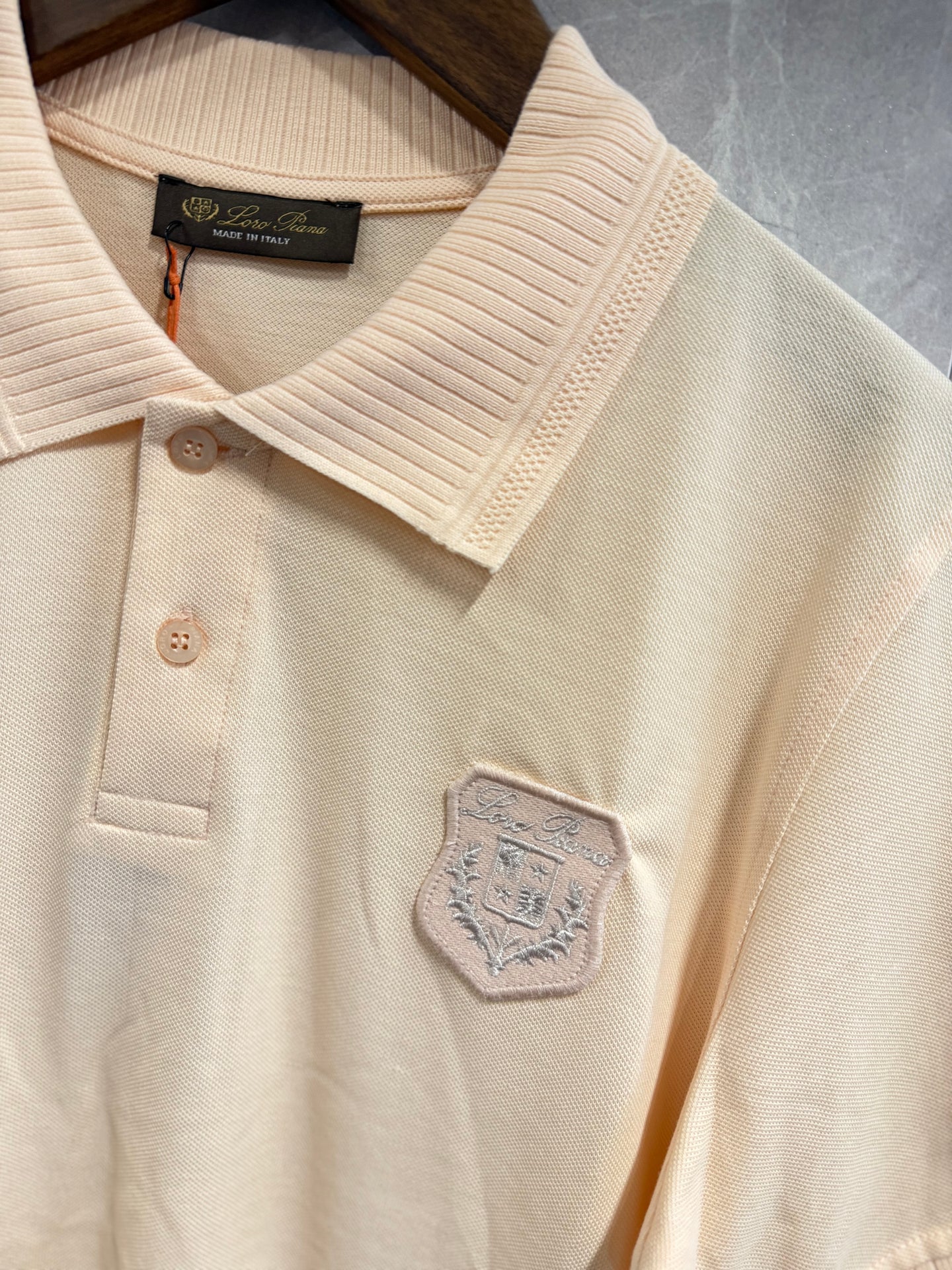 Polo Loro Piana Zalm