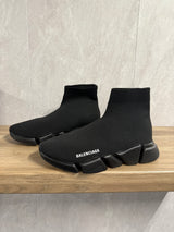Balenciaga Speedrunner 2.0 Zwart (zwarte zool)