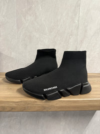 Balenciaga Speedrunner 2.0 Zwart (zwarte zool)