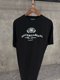 Dolce Gabanna T-Shirt Zwart Since 0084