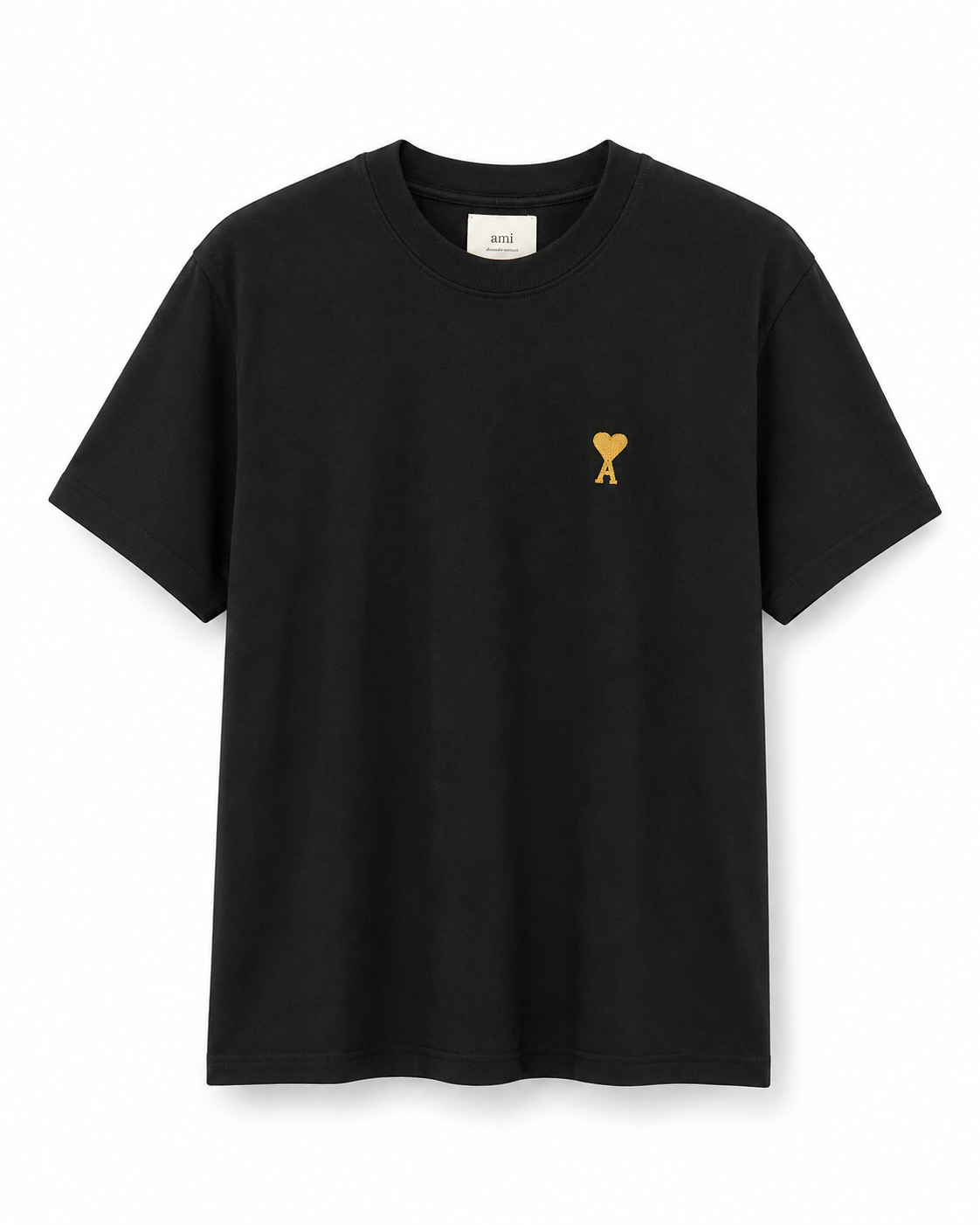 T-Shirt Ami Paris Zwart (gouden hart)