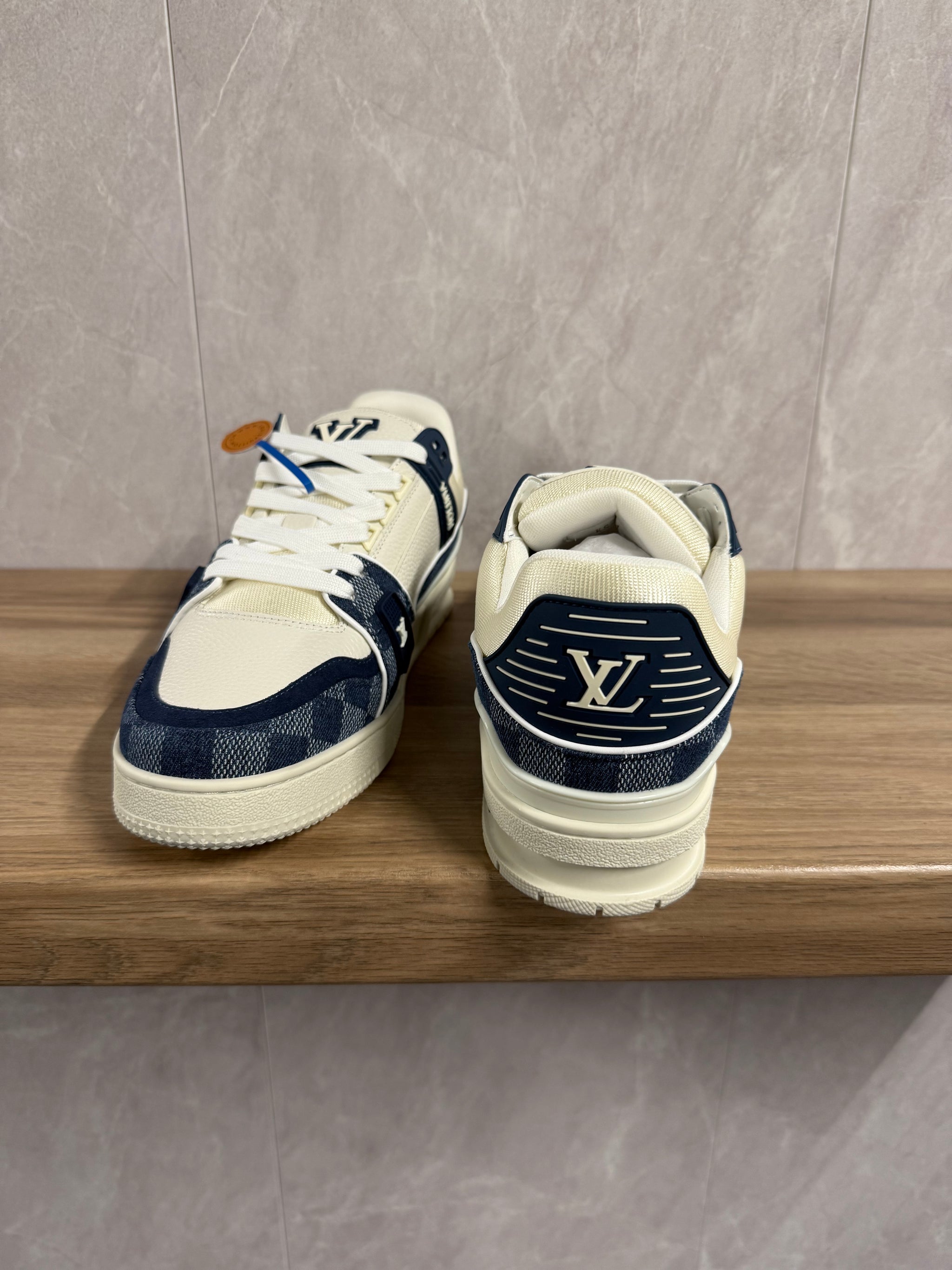 LV Trainer Blokken Blauw / Wit