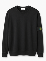 STONE ISLAND SWEATER ZWART (met ghost logo)