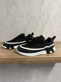 Hermes Bouncing Sneakers Zwart (witte streep)