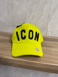 PET DSQUARED ICON GEEL ZWART