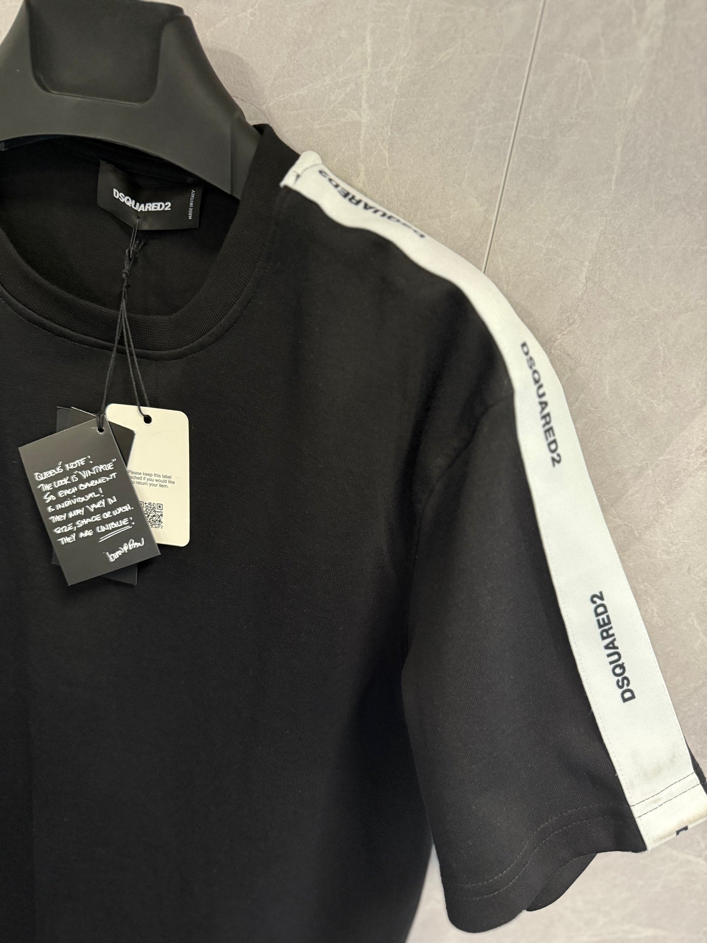 ZOMERSET DSQUARED2 ZWART STRIP