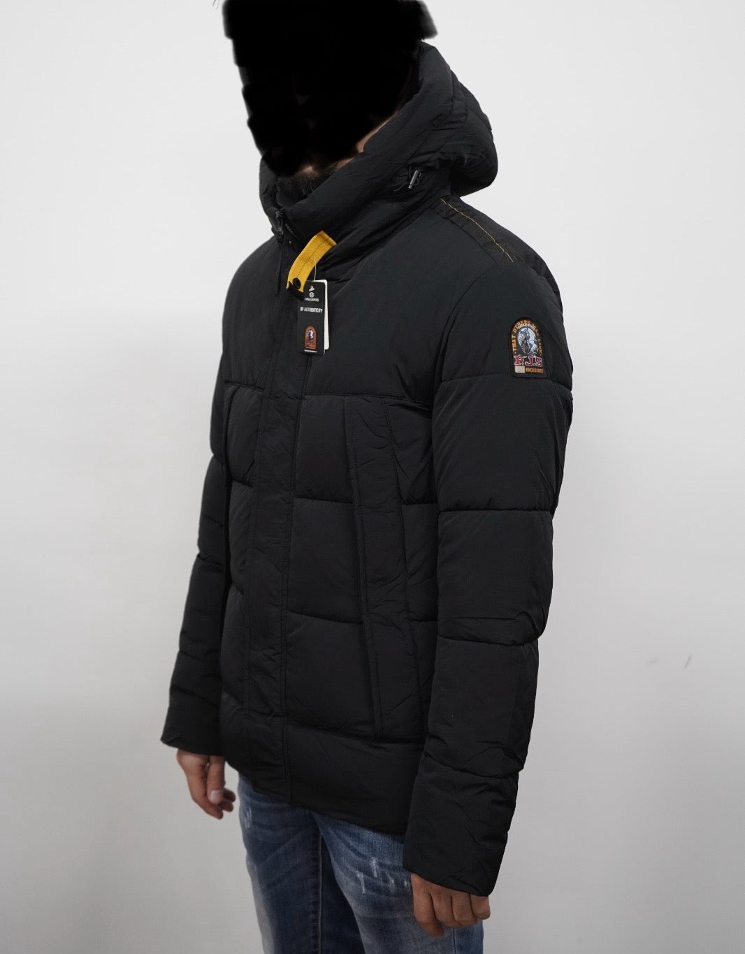 PARAJUMPER DONS WINTERJAS ZWART (rits groot)