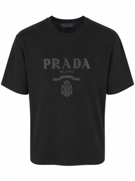 T-Shirt Prada Opdruk Zwart