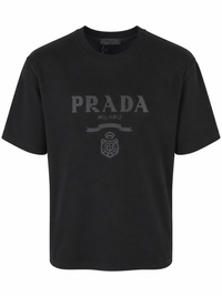 T-Shirt Prada Opdruk Zwart