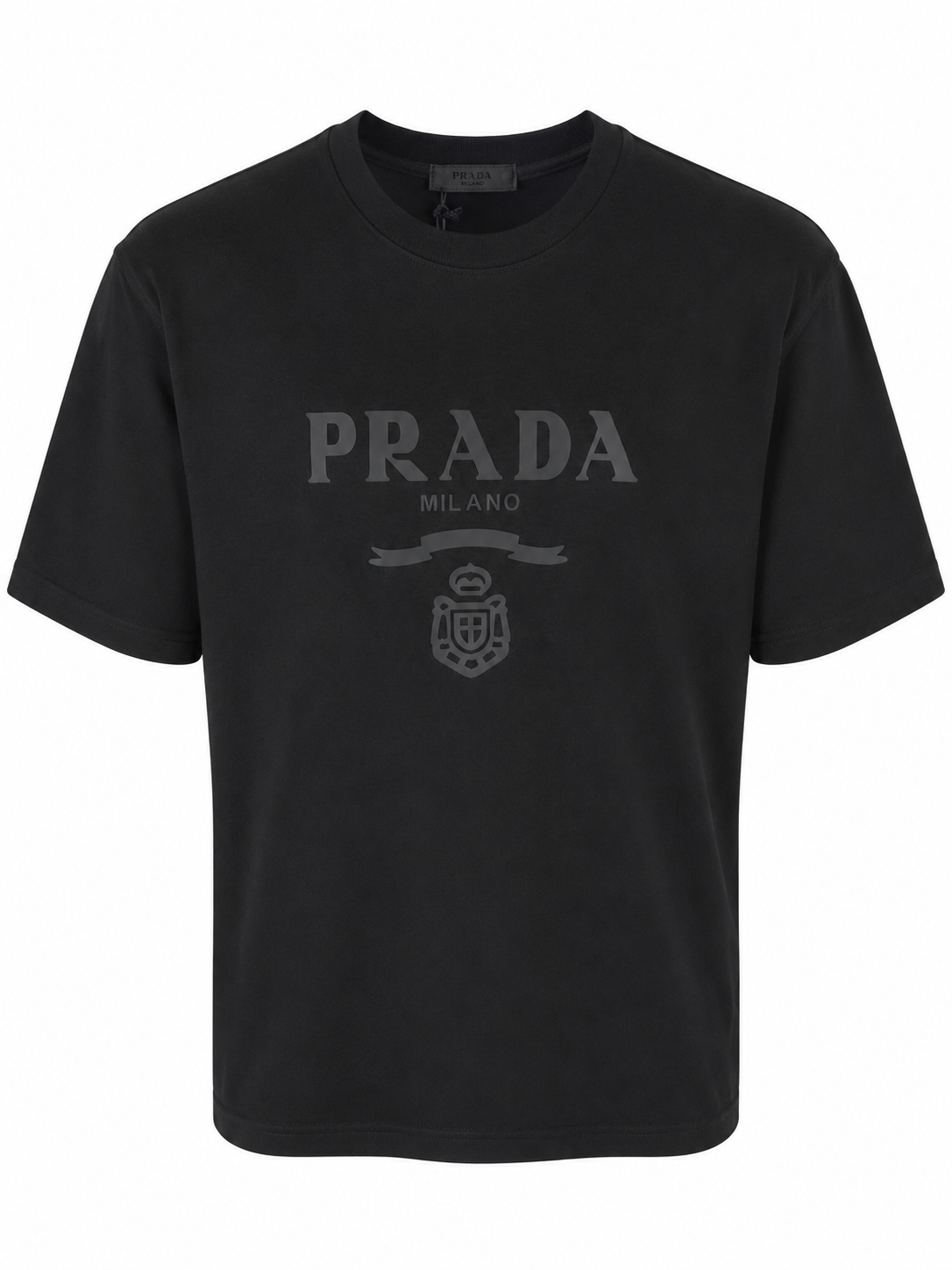 T-Shirt Prada Opdruk Zwart