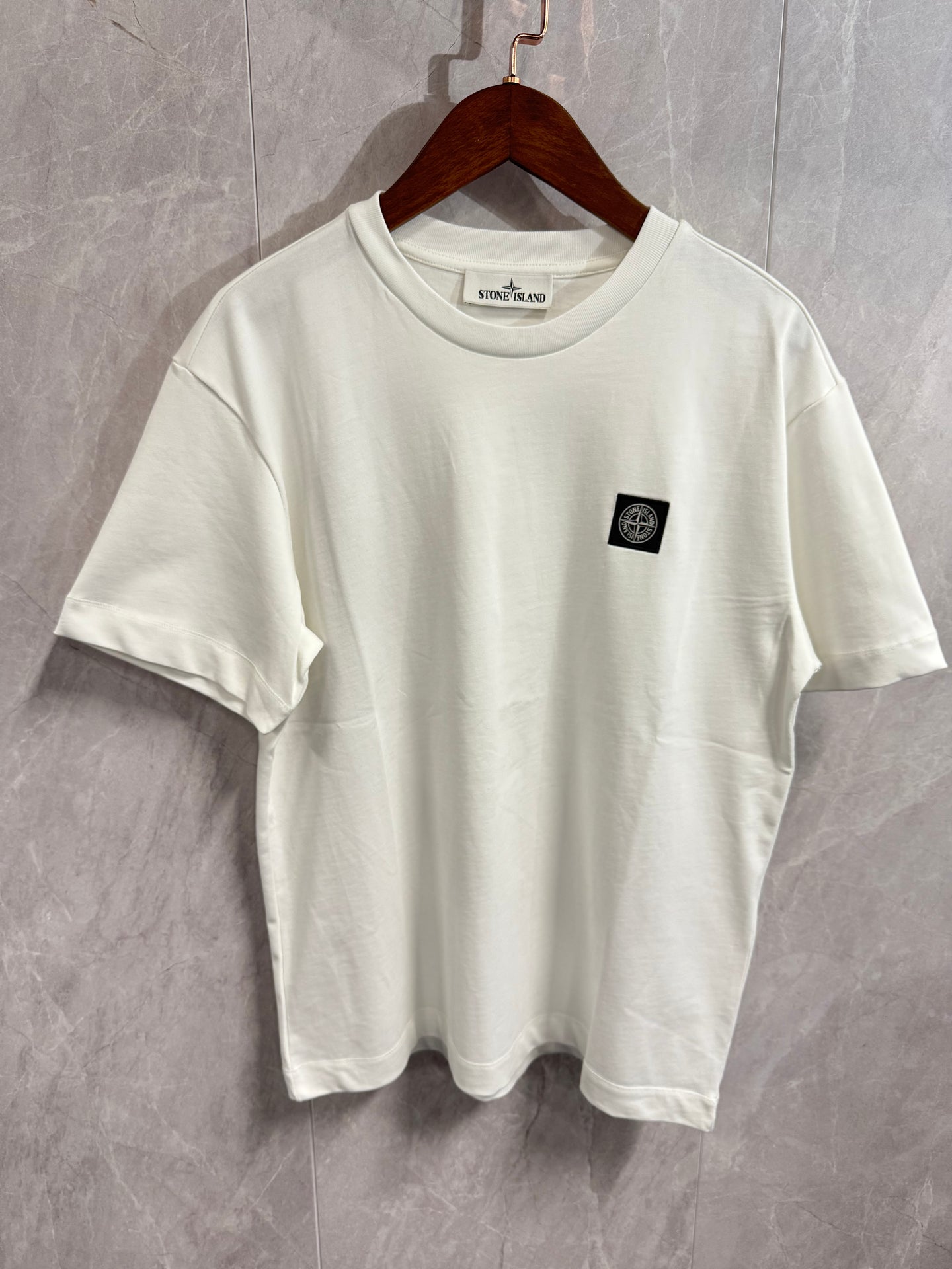 T-Shirt Stone Island Wit (basic)