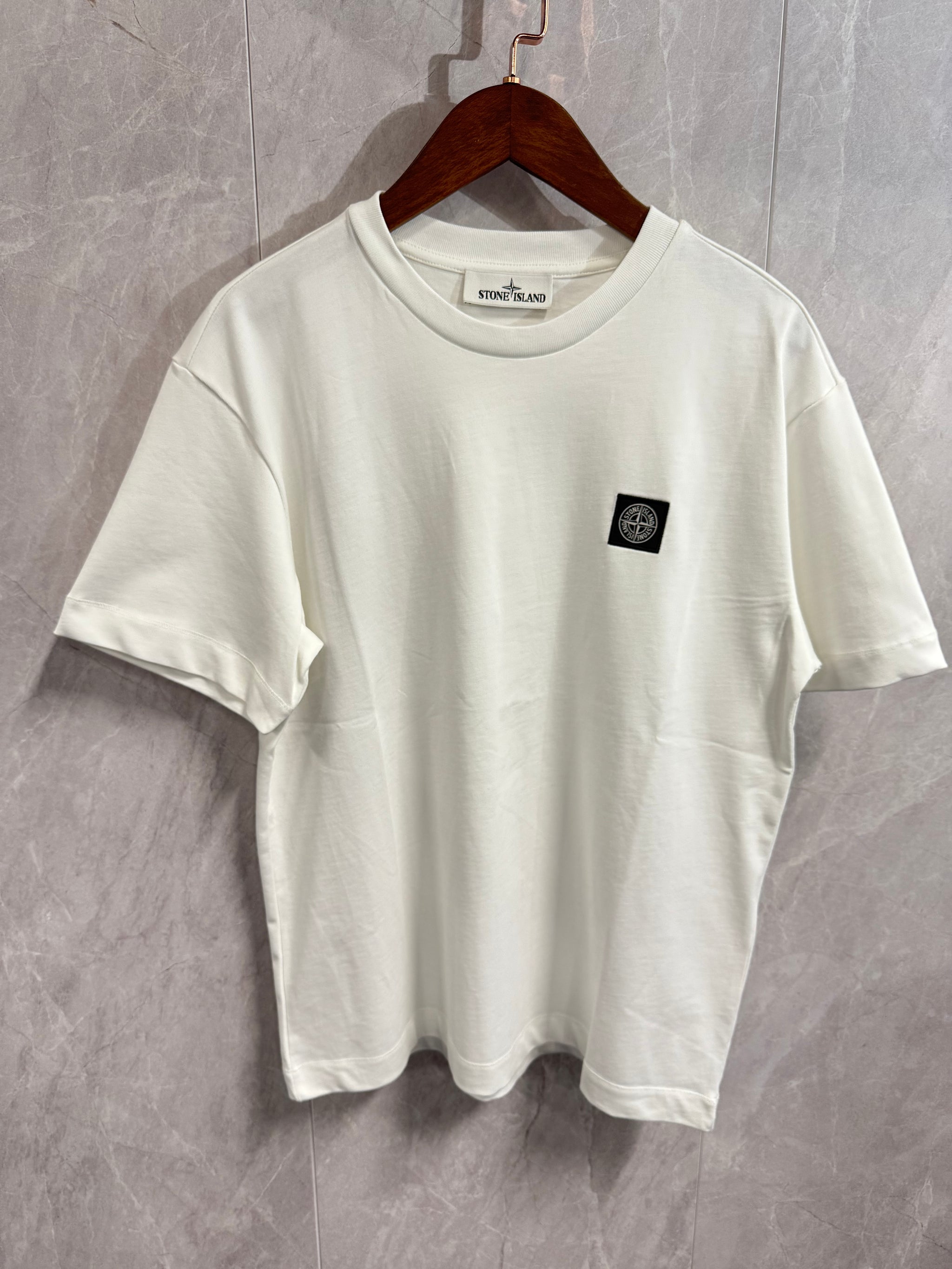 T-Shirt Stone Island Wit (basic)