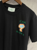 T-Shirt Casablanca Kwal Zwart
