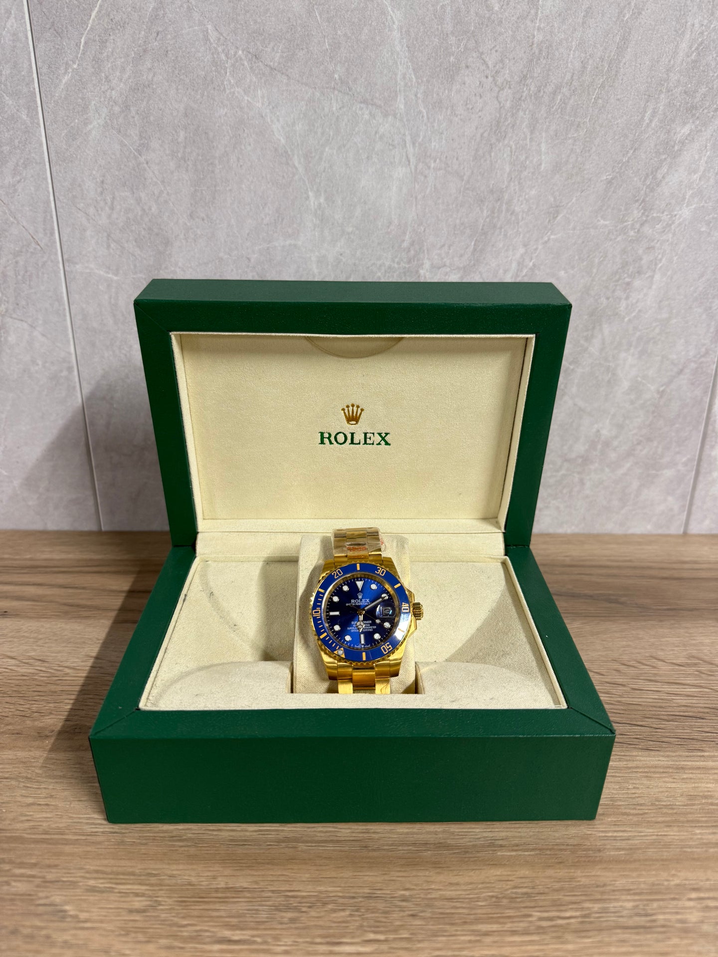 Rolex Submariner Goud / Blauw (AUTOMAAT)